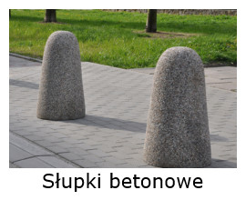 Słupki betonowe